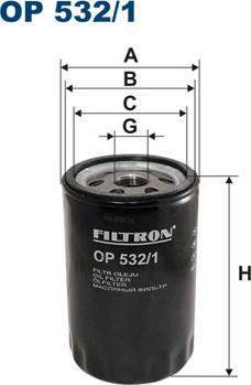 Filtron OP532/1 - Масляний фільтр avtolavka.club