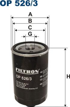 Filtron OP526/3 - Масляний фільтр avtolavka.club