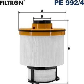 Filtron PE 992/4 - Паливний фільтр avtolavka.club