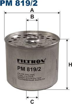 Filtron PM819/2 - Паливний фільтр avtolavka.club