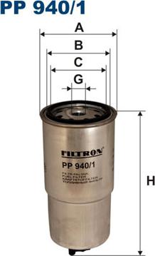 Filtron PP940/1 - Паливний фільтр avtolavka.club