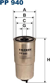 Filtron PP940 - Паливний фільтр avtolavka.club