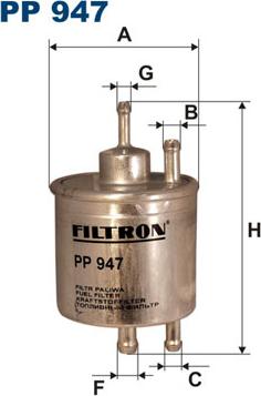 Filtron PP947 - Паливний фільтр avtolavka.club