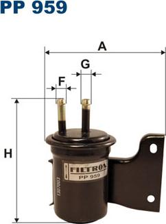 Filtron PP959 - Паливний фільтр avtolavka.club