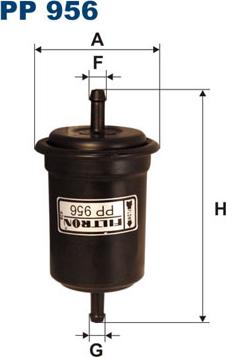 Filtron PP956 - Паливний фільтр avtolavka.club