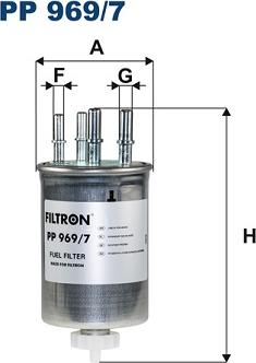 Filtron PP 969/7 - Паливний фільтр avtolavka.club