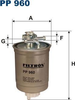 Filtron PP960 - Паливний фільтр avtolavka.club