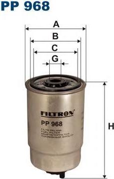 Filtron PP968/2 - Паливний фільтр avtolavka.club