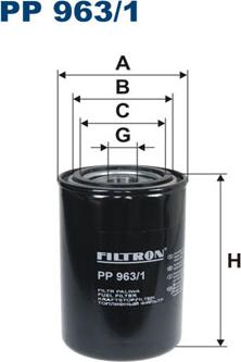 Filtron PP963/1 - Паливний фільтр avtolavka.club