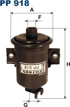 Filtron PP918 - Паливний фільтр avtolavka.club