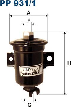 Filtron PP931/1 - Паливний фільтр avtolavka.club