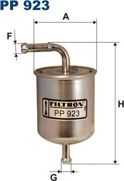 Filtron PP923 - Паливний фільтр avtolavka.club