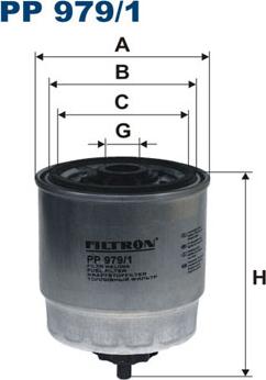 Filtron PP979/1 - Паливний фільтр avtolavka.club