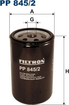 Filtron PP845/2 - Паливний фільтр avtolavka.club