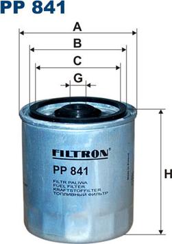 Filtron PP841 - Паливний фільтр avtolavka.club