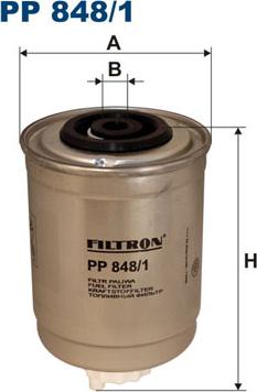Filtron PP848/1 - Паливний фільтр avtolavka.club