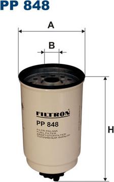 Filtron PP848 - Паливний фільтр avtolavka.club