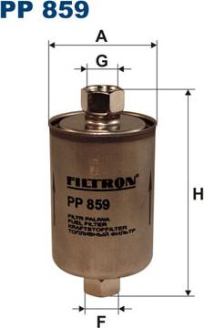 Filtron PP859 - Паливний фільтр avtolavka.club