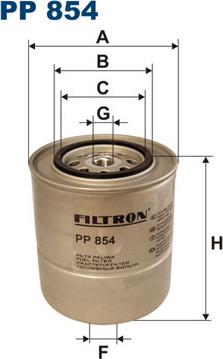 Filtron PP854 - Паливний фільтр avtolavka.club