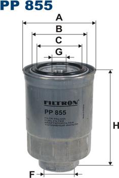 Filtron PP855 - Паливний фільтр avtolavka.club