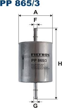 Filtron PP865/3 - Паливний фільтр avtolavka.club