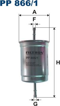 Filtron PP866/1 - Паливний фільтр avtolavka.club