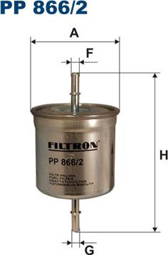 Filtron PP866/2 - Паливний фільтр avtolavka.club