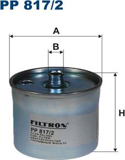 Filtron PP817/2 - Паливний фільтр avtolavka.club