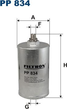 Filtron PP834 - Паливний фільтр avtolavka.club