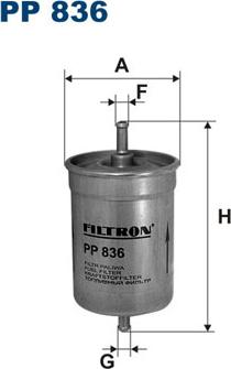 Filtron PP836 - Паливний фільтр avtolavka.club