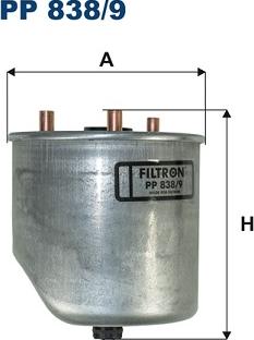 Filtron PP838/9 - Паливний фільтр avtolavka.club