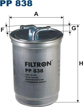 Filtron PP838 - Паливний фільтр avtolavka.club