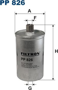 Filtron PP826 - Паливний фільтр avtolavka.club