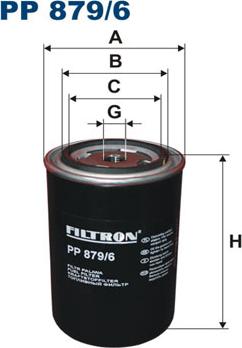 Filtron PP879/6 - Паливний фільтр avtolavka.club