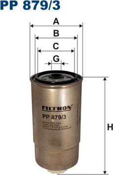 Filtron PP879/3 - Паливний фільтр avtolavka.club