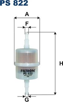 Filtron PS822 - Паливний фільтр avtolavka.club
