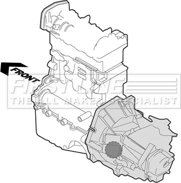 First Line FEM3990 - Подушка, підвіска двигуна avtolavka.club