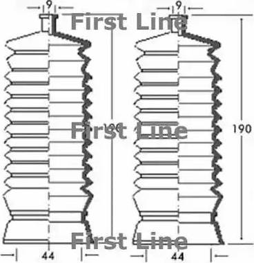 First Line FSG3187 - Комплект пилника, рульове управління avtolavka.club