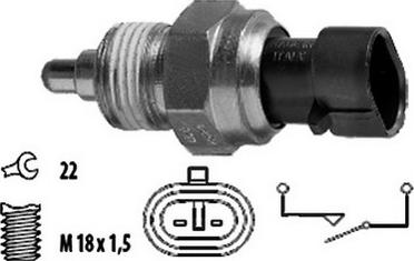 Fispa 3.234243 - Датчик, контактний перемикач, фара заднього ходу avtolavka.club