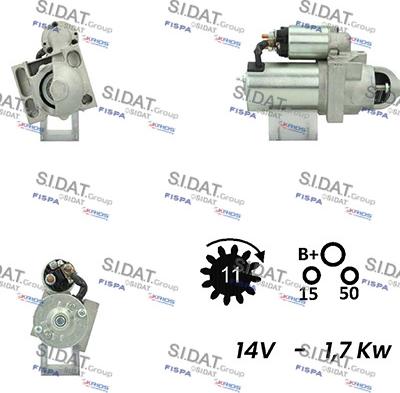 Fispa S12DR0307A2 - Стартер avtolavka.club