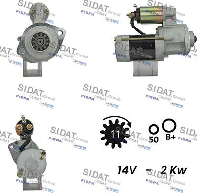 Fispa S12MH0410A2 - Стартер avtolavka.club