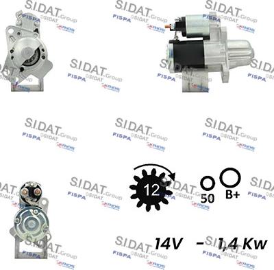 Fispa S12MH0540A2 - Стартер avtolavka.club