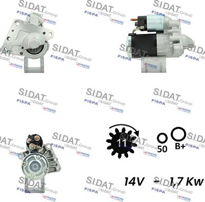 Fispa S12MH0014A2 - Стартер avtolavka.club