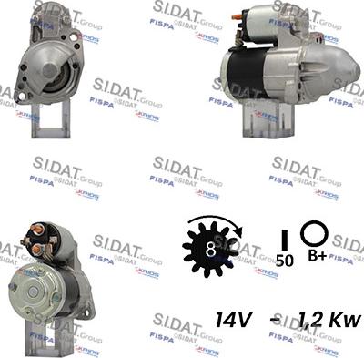 Fispa S12MH0395A2 - Стартер avtolavka.club