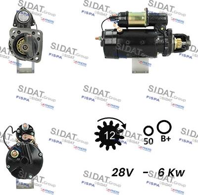 Fispa S24DR0090A2 - Стартер avtolavka.club