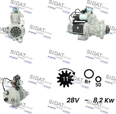 Fispa S24DR0091A2 - Стартер avtolavka.club