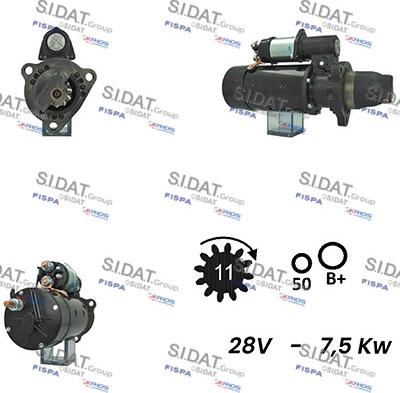 Fispa S24DR0088A2 - Стартер avtolavka.club