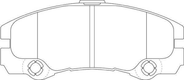 FIT FP4284 - Гальмівні колодки, дискові гальма avtolavka.club