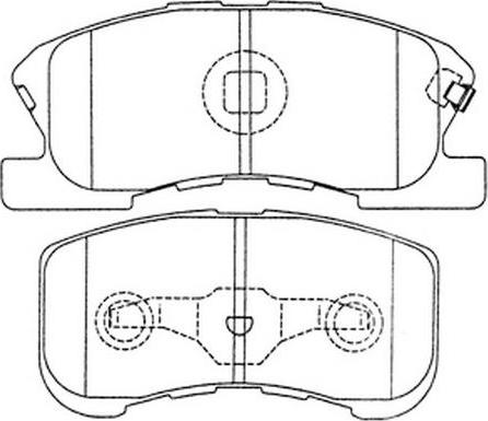 FIT FP6168 - Гальмівні колодки, дискові гальма avtolavka.club