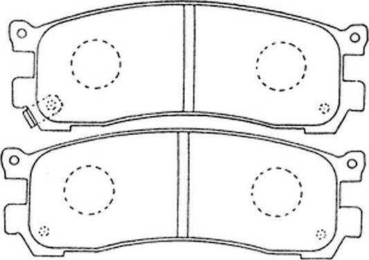 FIT FP0553 - Гальмівні колодки, дискові гальма avtolavka.club